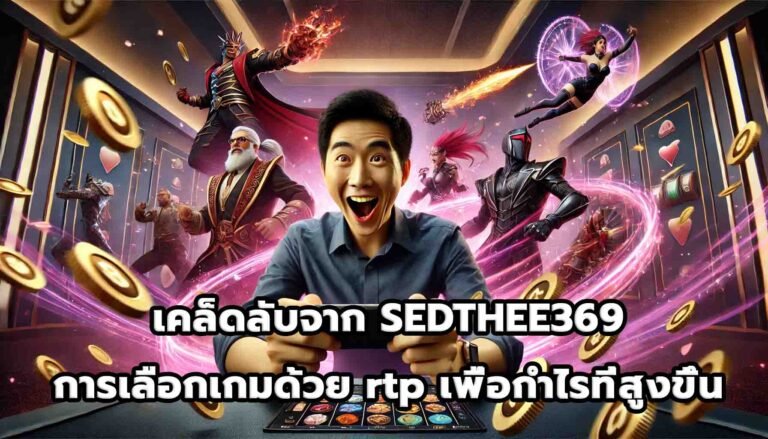 เคล็ดลับจาก SEDTHEE369การเลือกเกมด้วย rtp เพื่อกำไรที่สูงขึ้น-13