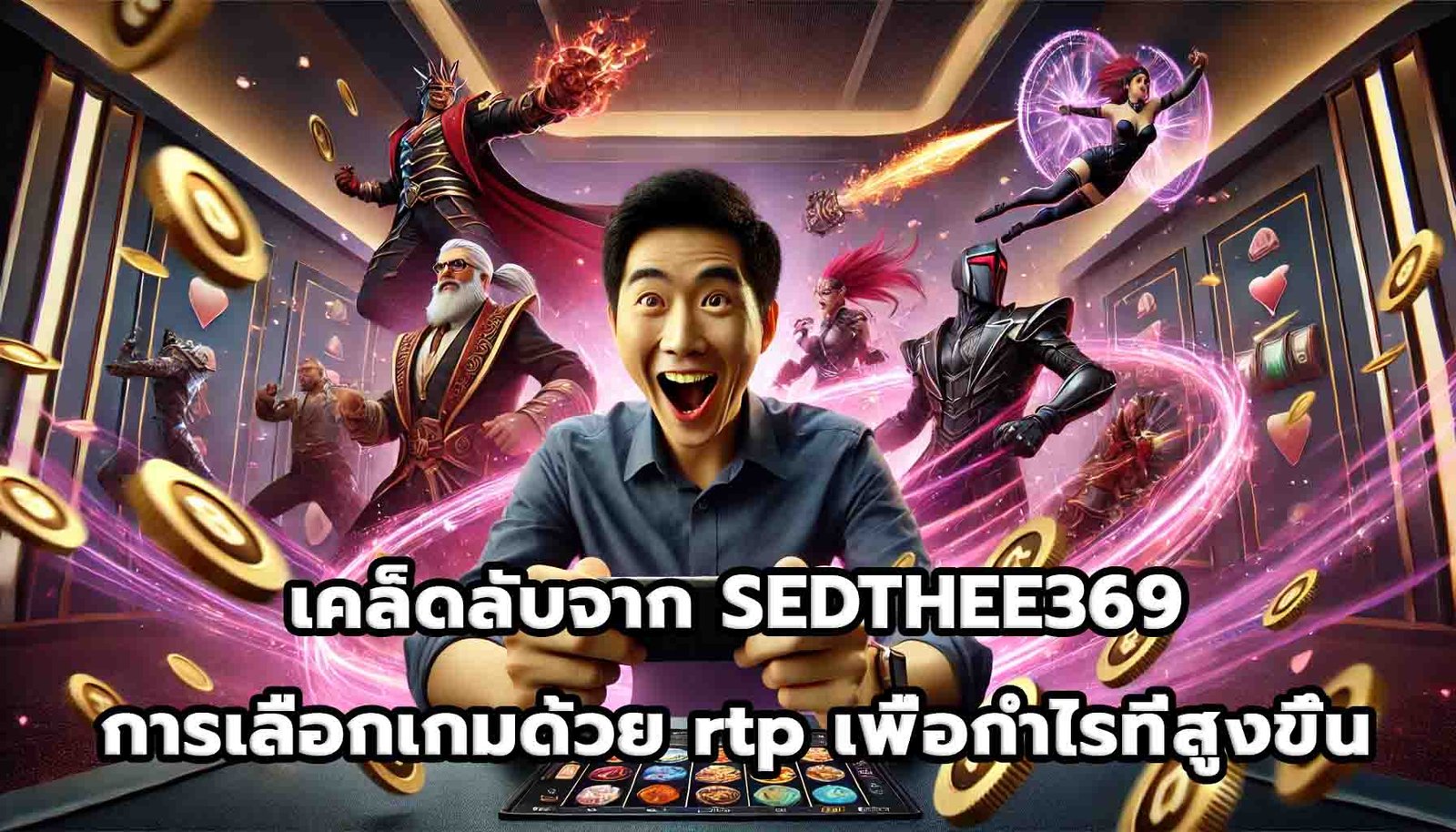 เคล็ดลับจาก SEDTHEE369การเลือกเกมด้วย rtp เพื่อกำไรที่สูงขึ้น-13